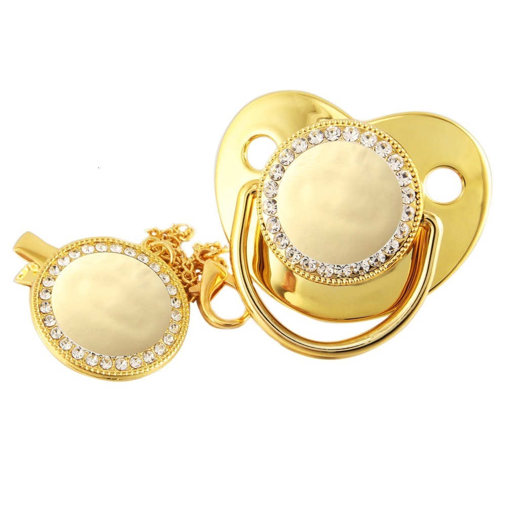 born Pacifier Clip Holder Baby Shower Gift Blank Toddler Pacifier Dummy Baby Teether Infant Nipple BPA Free 250823