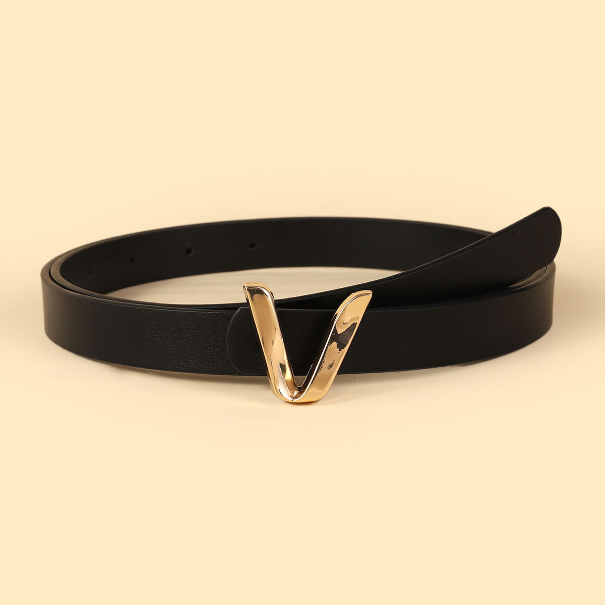 Luxury Brand Designer Belt New Snap Buckle Women's Belt Simple PU Belt For Suit Dress Jeans Fashion Versatile Decorative Belt