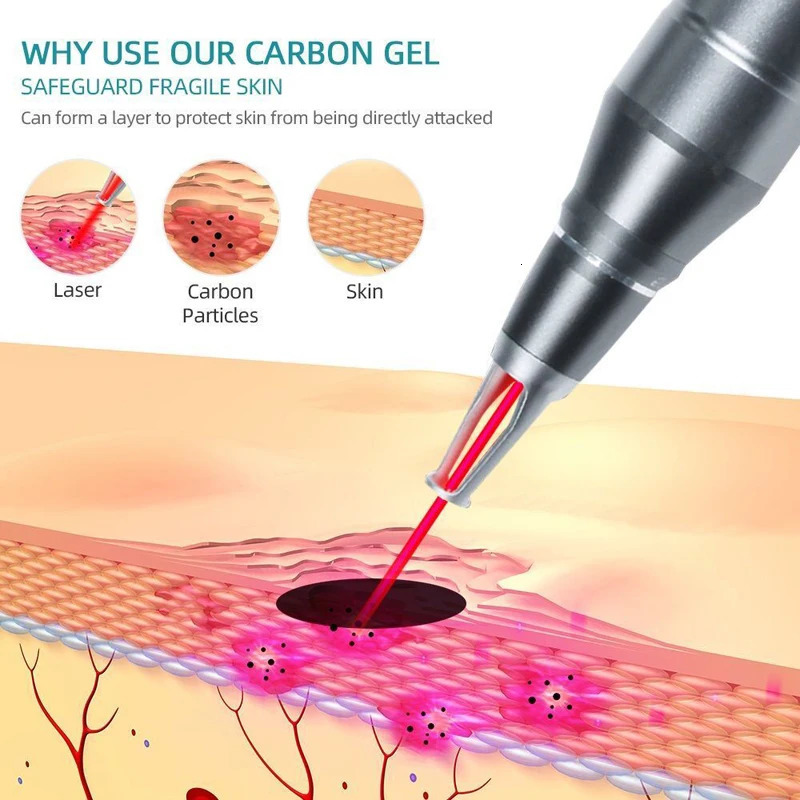 Carbon Gel Black Face Cream Mask Facial Deep Cleaning Support Laser Active Nano Toner Skin Rejuvenation Whitening Care Tools 260119