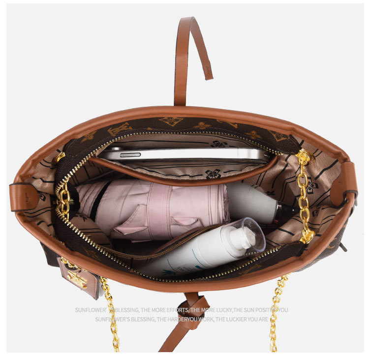 2026 New Premium Versatile Shoulder Bag Retro Large Capacity Commuter Tote Handbag Crossbody Bag Free Shipping Brown Yellow