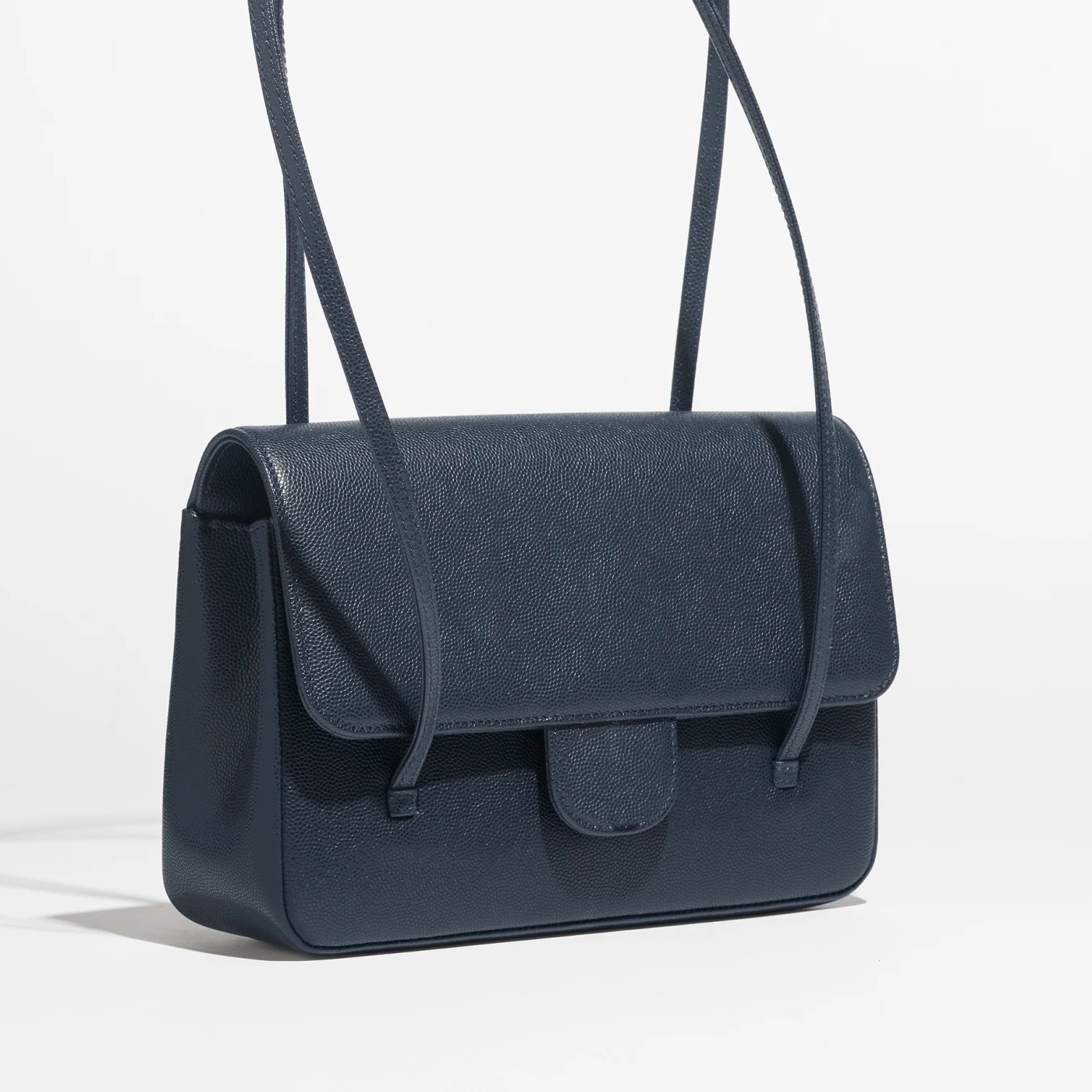 2026 mirror quality small flap bag designer bags women shoulder purse black grained calfskin leather luxury wallet with double strap handbags 22cm shopping bags