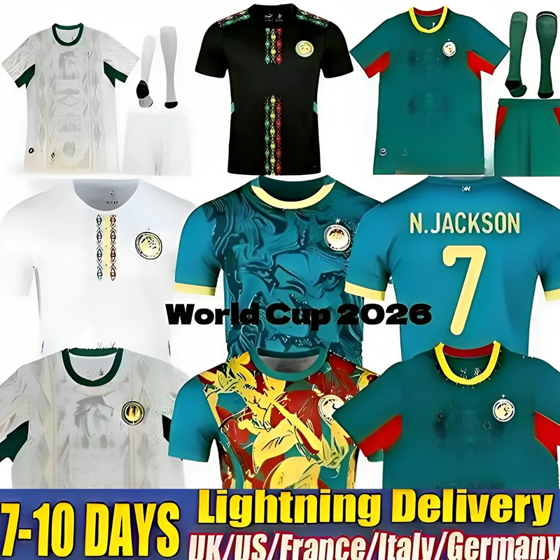 2026 World Cup Senegal MANE Soccer Jerseys national team SARR P.M.SARR N.JACKSON DIALLO NDIAYE SABALY NDIAYE LAMINE KOULIBALY DIATTA MENDY men kids kits football