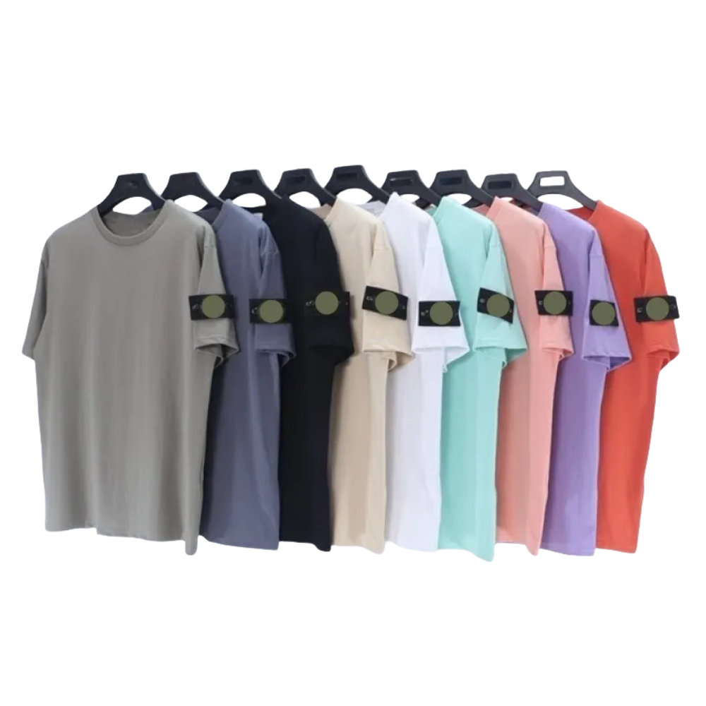 Stone Mens T Shirt tshirt Designer shirt Badge Breathable Comfortable Streetwear Men Tops Stoney Tee Shorts shirt Men's Designer Shorts Luxury Embroidery