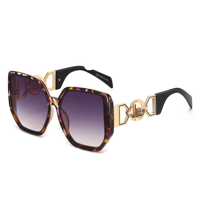 Designer Sunglasses Men Women Sunglasses Polarized UV400 Sunglasses Oversize Frame Luxury Goggle Pilot Alloy Frame Eyewear KK7190