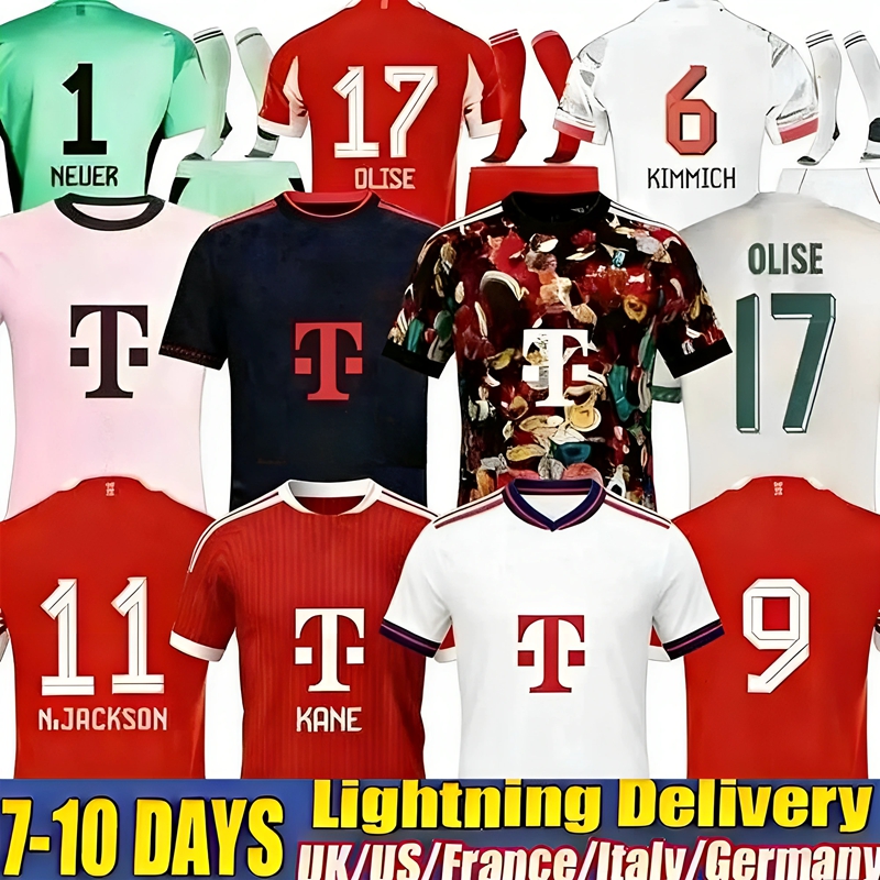 Bayern Munich25 26 Kane Luis Diaz 26 27 Bayern Soccer Jerseys OLISE 2026 Football Shirt Kingsley Coman Musiala Kimmich Kit Kids Oktoberfest Trikot Munich Jersey Top