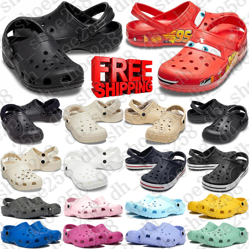 Free Shipping Designer croc sandals heels crocslippers sandale Classic Clogs Shoes slides slippers for mens womens luxury platform sandalias sandles discount