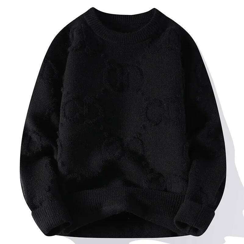 New Fall Winter Men Knitwear Top Quality Men's Soft Warm Wool Sweater Classic Fashion Handsome Sweaters Male MAKOUFEI