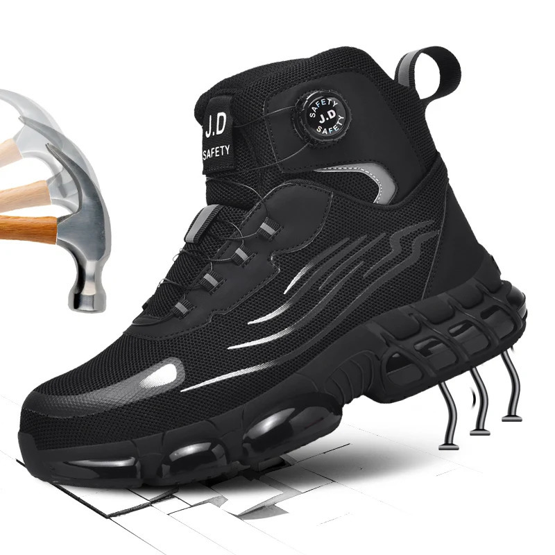 Steel Toe Cap Shoes For Men Work Boots Puncture-Proof Work Safety Shoes Protective Working Shoes Male Footwear Security Sneakers 260119
