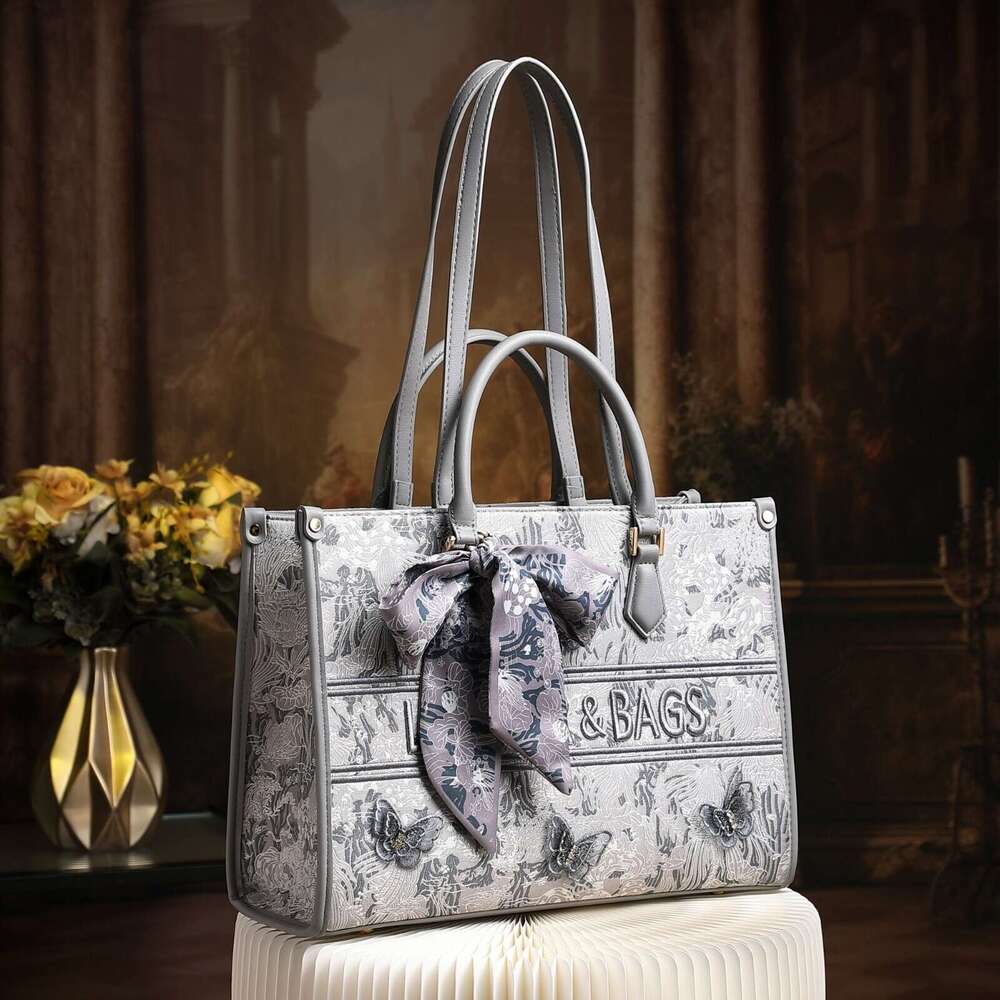 Brand 2026 New Genuine Leather Commuter Large Capacity Handheld Shoulder Tote Bag Women's One Piece Dropshipping