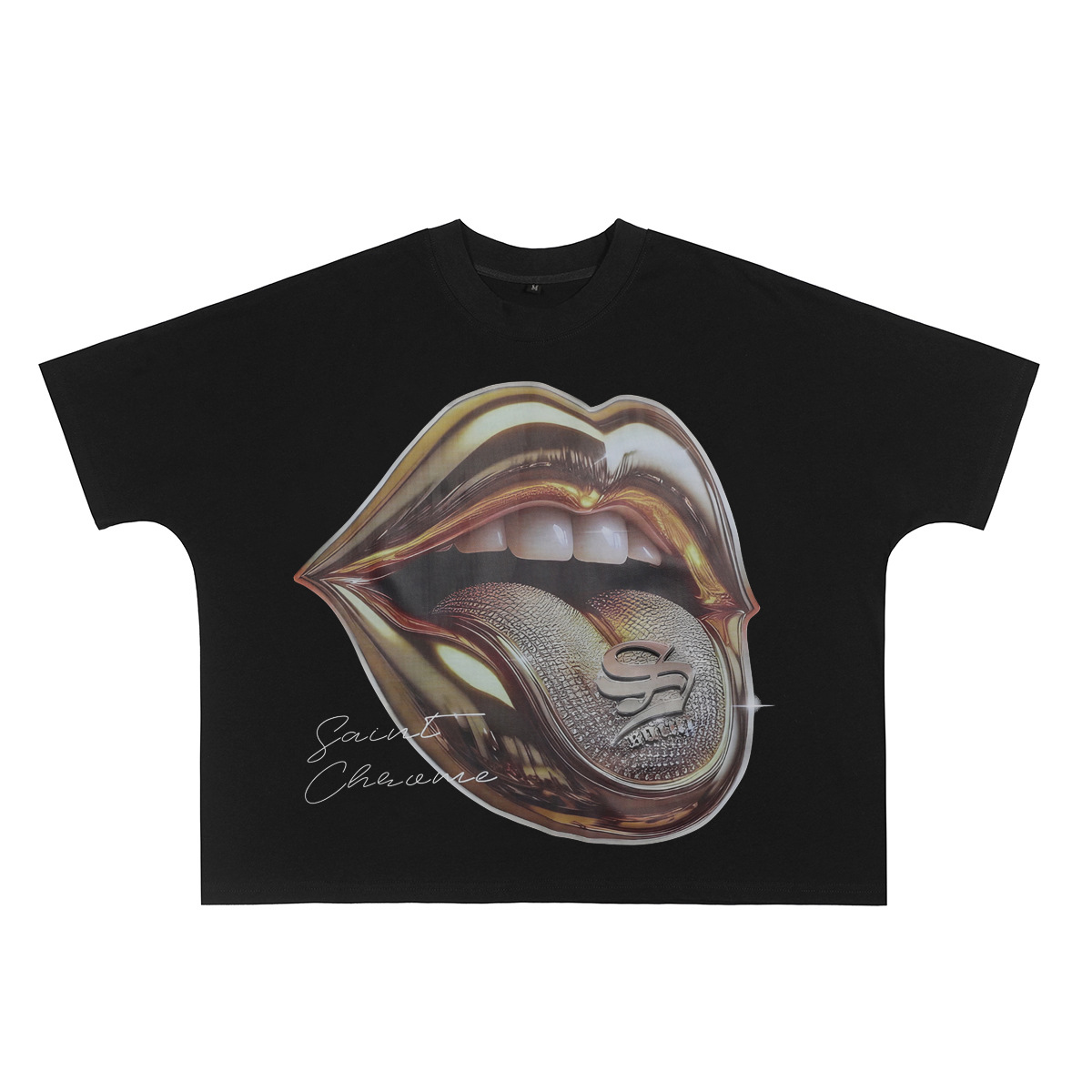 Women's T Shirts Hip Hop Punk Top Streetwear Retro Goth Oversized Shirt Loose Harajuku Men Women Graphic Round Neck Short Sleeves