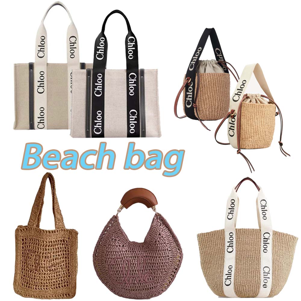 Designer bag tote bag summer straw bag high-quality beach bag shoulder bag women's vacation bag luxury handbag large capacity shopping bag classic crossbody bag