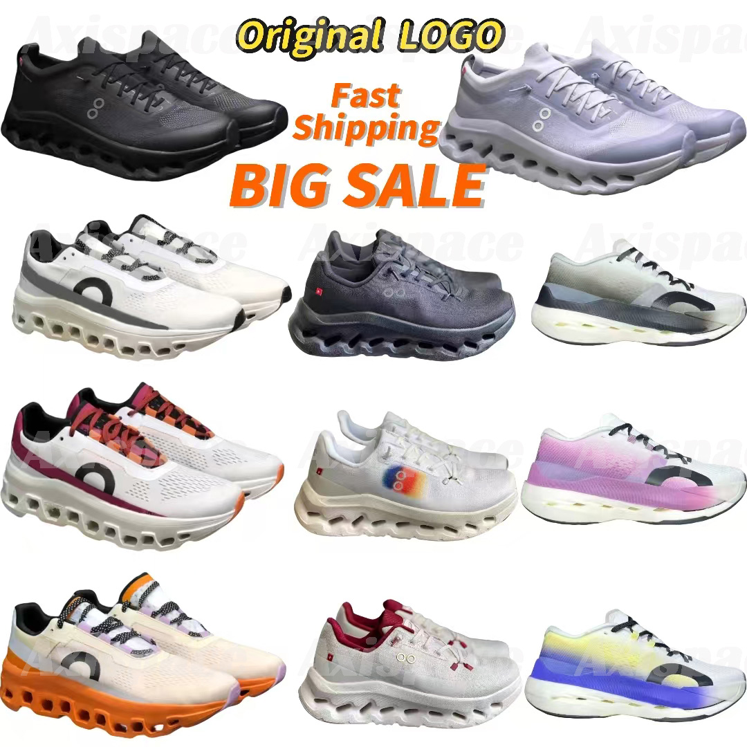 Running Shoes ons trainers Men Monster X3 Low Mesh Sneakers for Womens Mens Trainers Triple Black All White Pink Alloy Glacier Sports Outdoor Shoe size 36-45 AAA