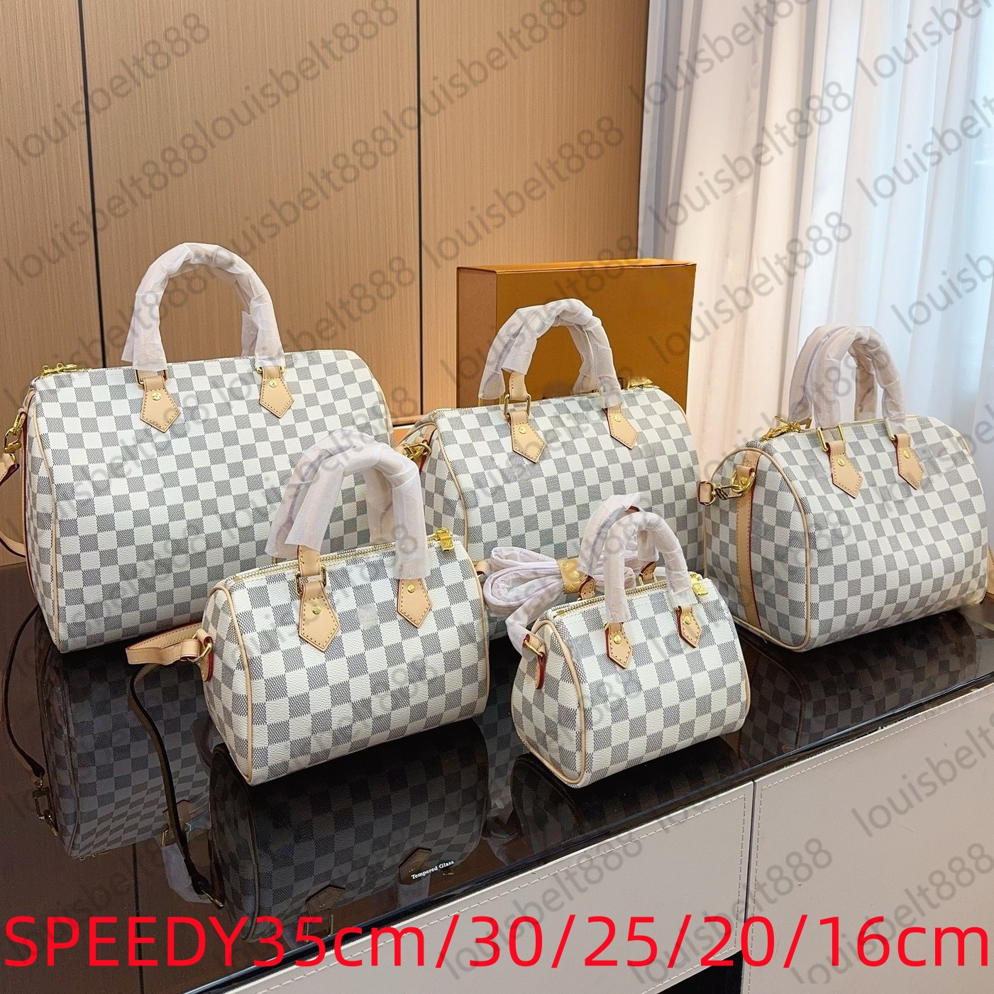 Men's Women's Universal Luxury Leather Checkerboard Pillow Bag trendy Large Shoulder bag Weekend bag Travel crossbody bag Boho bags Travel handbags duffle bag wallet