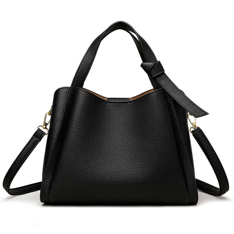 Soft Leather Handbag Tote Women's Basket High-end Feel Crossbody Elegant Versatile Bucket Shoulder Bag