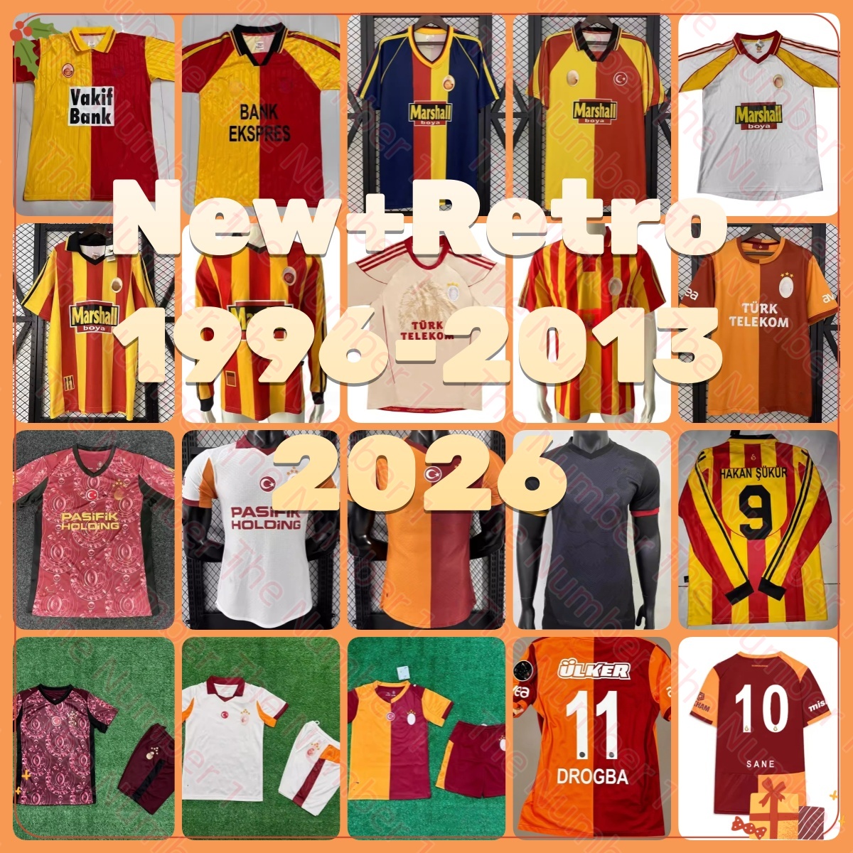 GalatASAray 1996-2013 Retro Soccer Jersey ICARDI ZANIOLI BAKAMBU MERTENS ZAHA AKGUN AKTURKOGLU vintage 100th Anniversary 2025 26 Jerseys Kids Kit Football Shirt