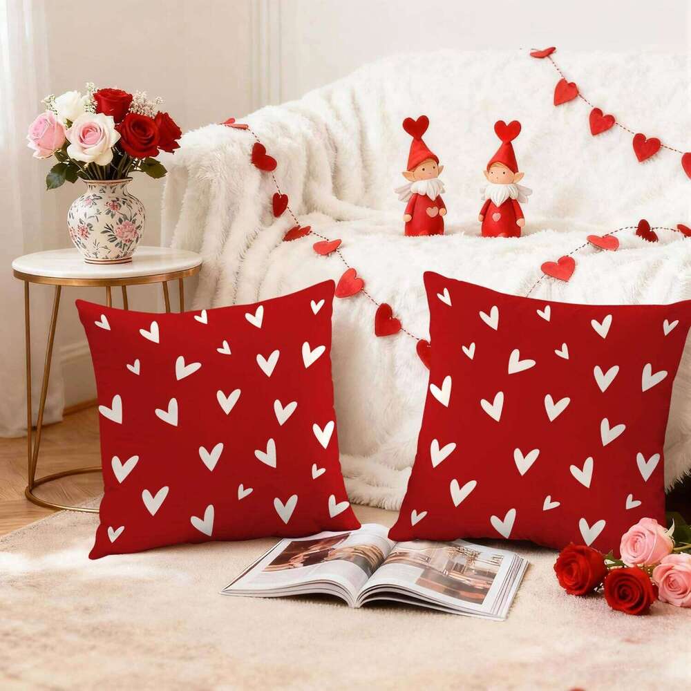 Pillow Case Love Envelope Cushion Cover Valentine's Day Wedding Anniversary Decor For Sofa