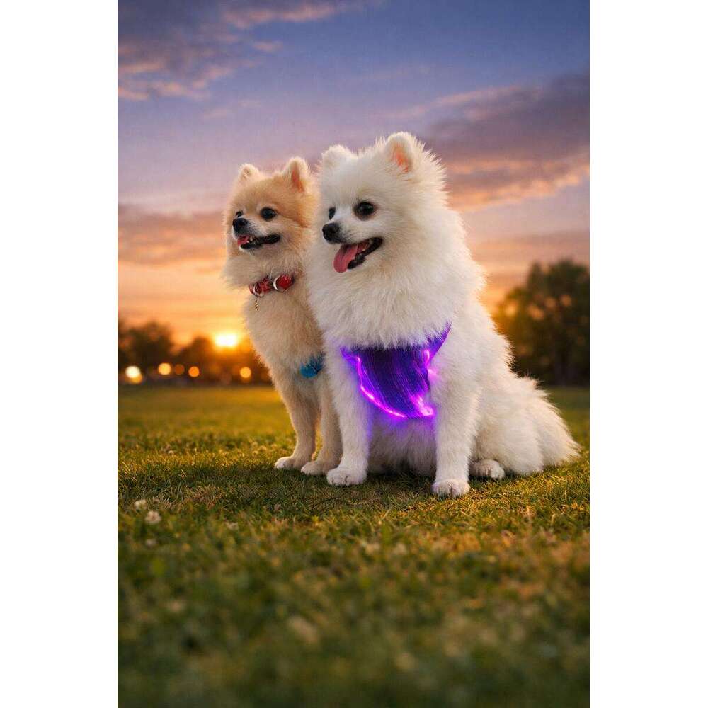 LED Wiring Harness, Luminous Chest Strap, Night Walking Tool, Anti Loss And Safer Pet Dog Accessories - view 3