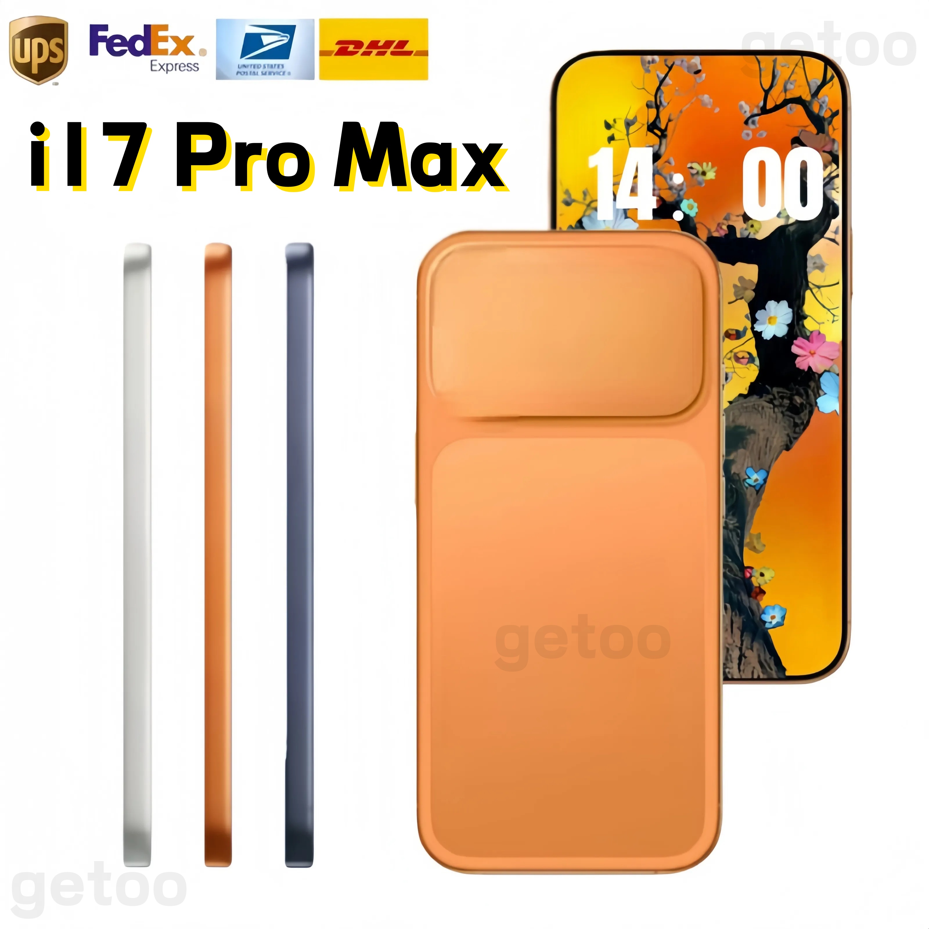 i17 Pro Max 2TB Smartphone 5G with Face ID 20MP Camera Global Model English Version16GB+ 1TB StorageFull HD Display Dual SIM GPS