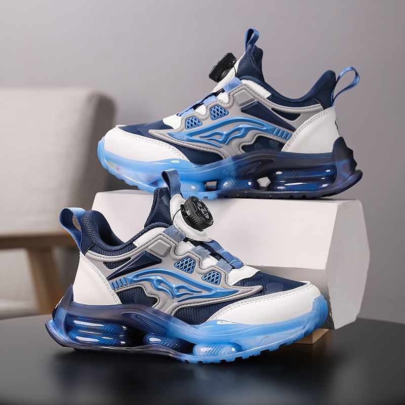 kids basketball shoes lightweight, anti-slip, durable, large-sized children's training shoes, boys' sports shoes