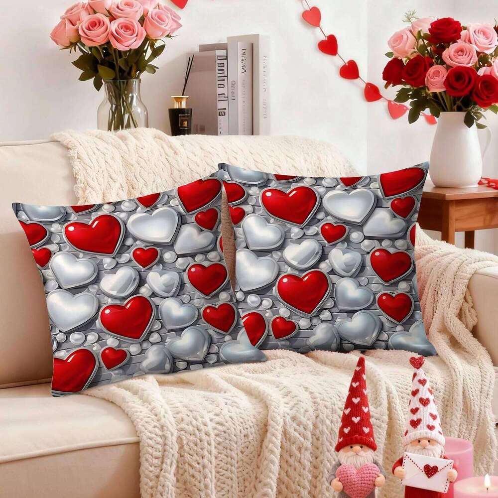 Pillow Case Love Envelope Cushion Cover Valentine's Day Wedding Anniversary Decor For Sofa