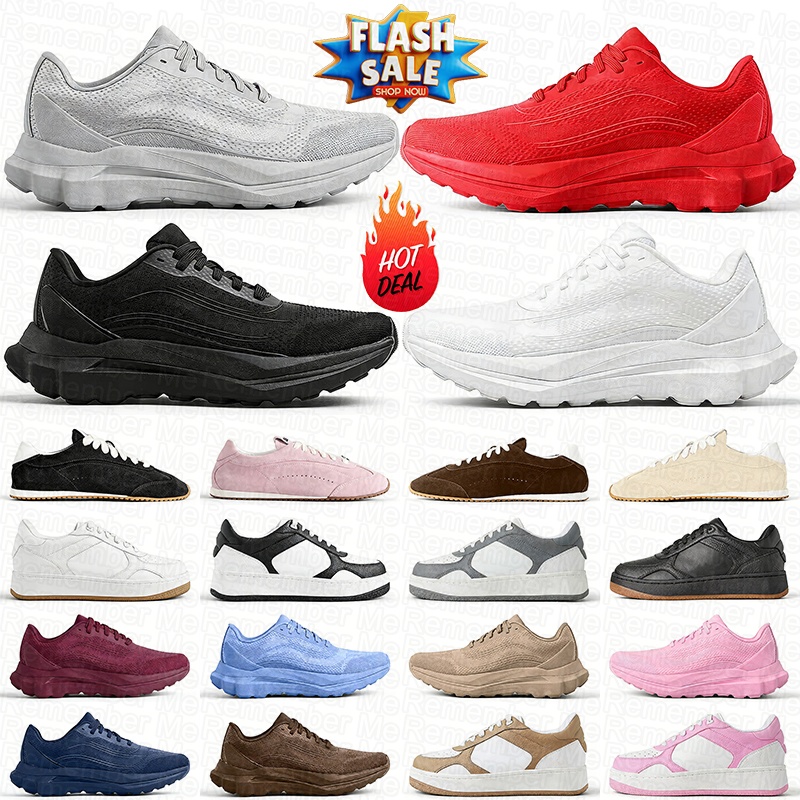 men women designer shoes trainers bloom pink sunset sneaker espresso black white bright red runner recovery mode sneakers