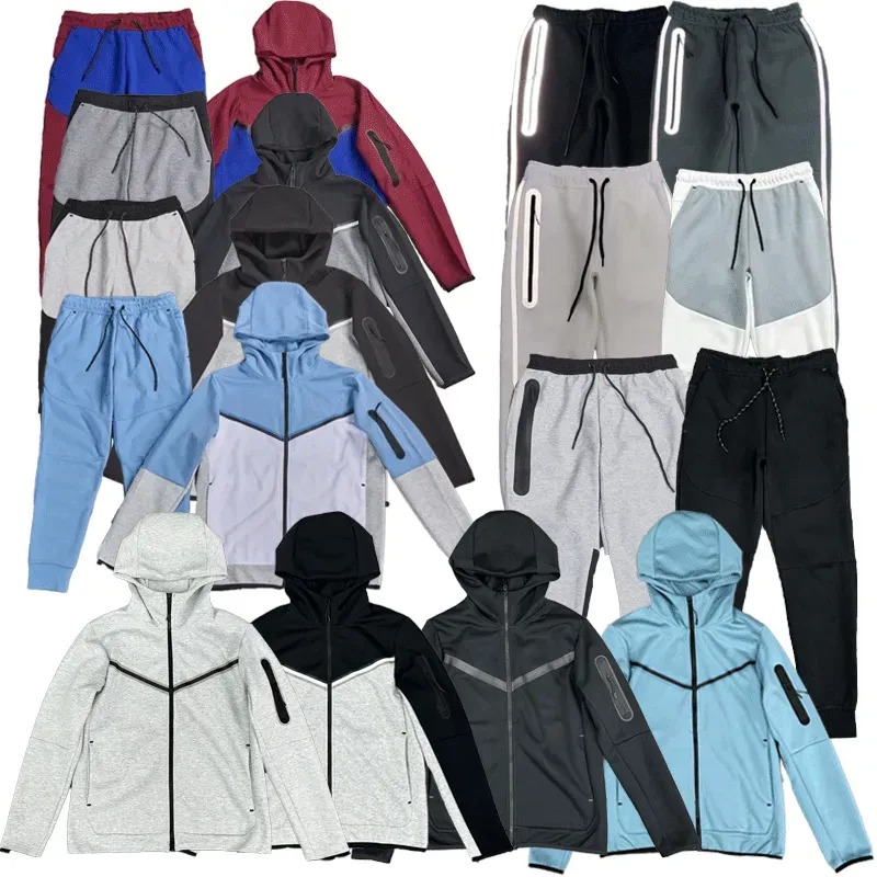 Tech Fleece Mens Womens Hoodies Pants Tracksuits Sports Jackets Space Cotton Trousers Bottoms Man Joggers Designer hoodie Tracksuit S-XXL