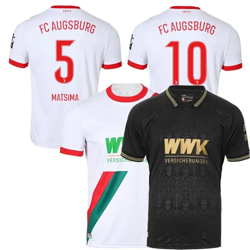 2025 2026 FC Augsburg Soccer Jerseys MATSIMA ESSENDE TIETZ KABADAYI SCHLOTTERBECK REXHBECAJ CLAUDEMAURICE ONYEKA WOLF GOUWELEEUW RIEDER KOMUR football shirt
