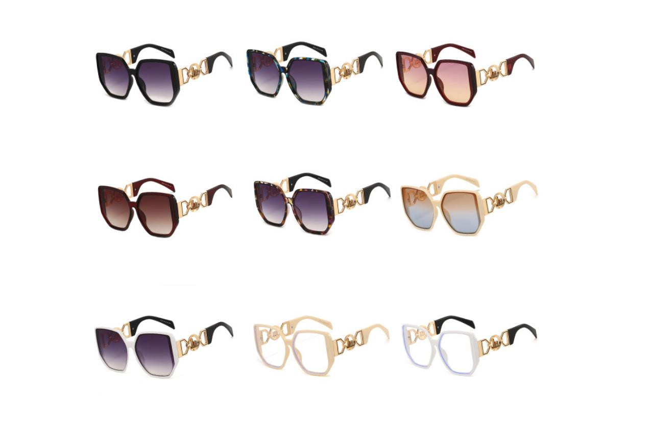 Designer Sunglasses Men Women Sunglasses Polarized UV400 Sunglasses Oversize Frame Luxury Goggle Pilot Alloy Frame Eyewear KK7190