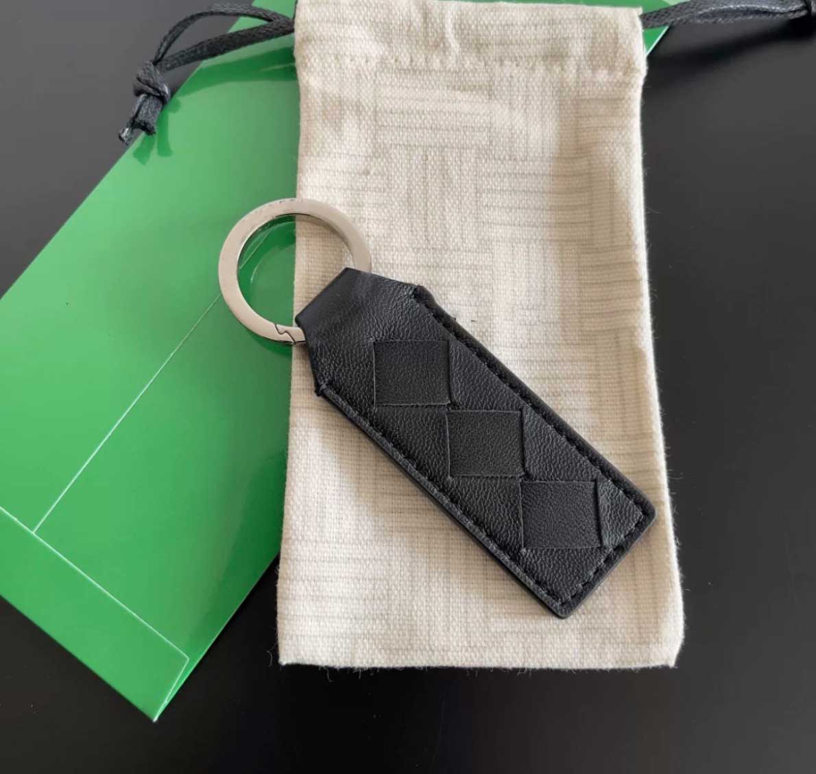 New gender specific TAB key ring woven key ring small parts bag pendant
