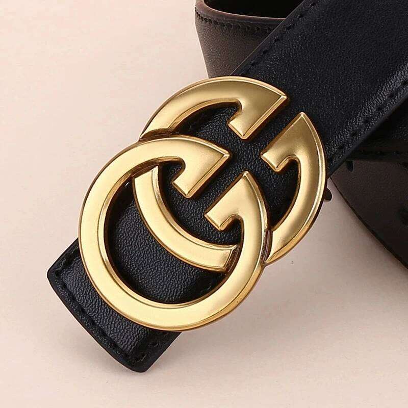 Ladies genuine leather belt, versatile decoration for business casual wear, simple and fashionable, with a high-end feel. 26H0119