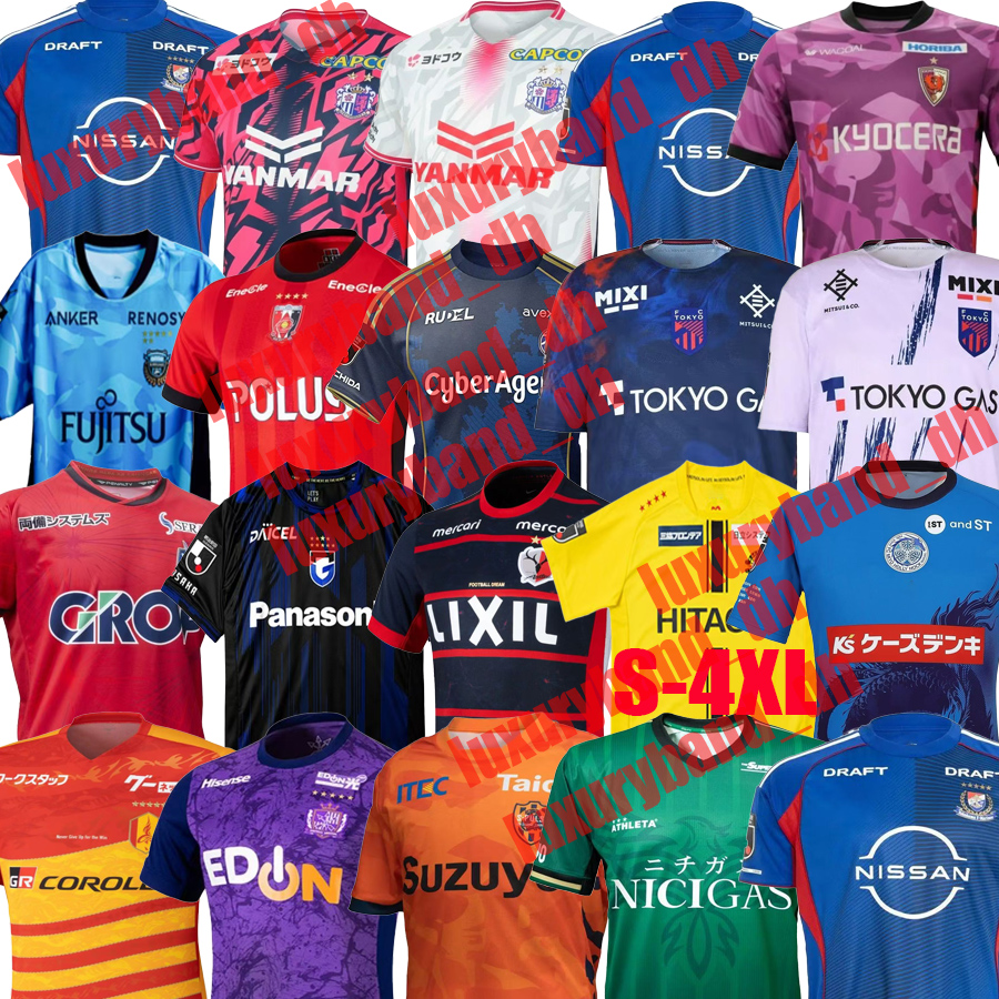 26 27 J. League Soccer jerseys Gamba Osaka 2026 2027 Sanga Avispa Fukuoka Kawasaki Frontale Football Shirts Musashi Suzuki Ryotaro Meshino Issam japan Uniforms