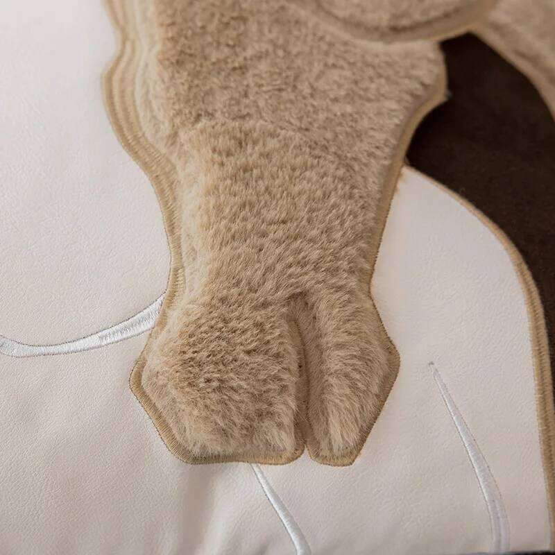 Cilected Vintage Horse Animals Pillow Cotton Geometric Pillowcase Car Waist Cushion Cover For Living Room Sofa Decoration