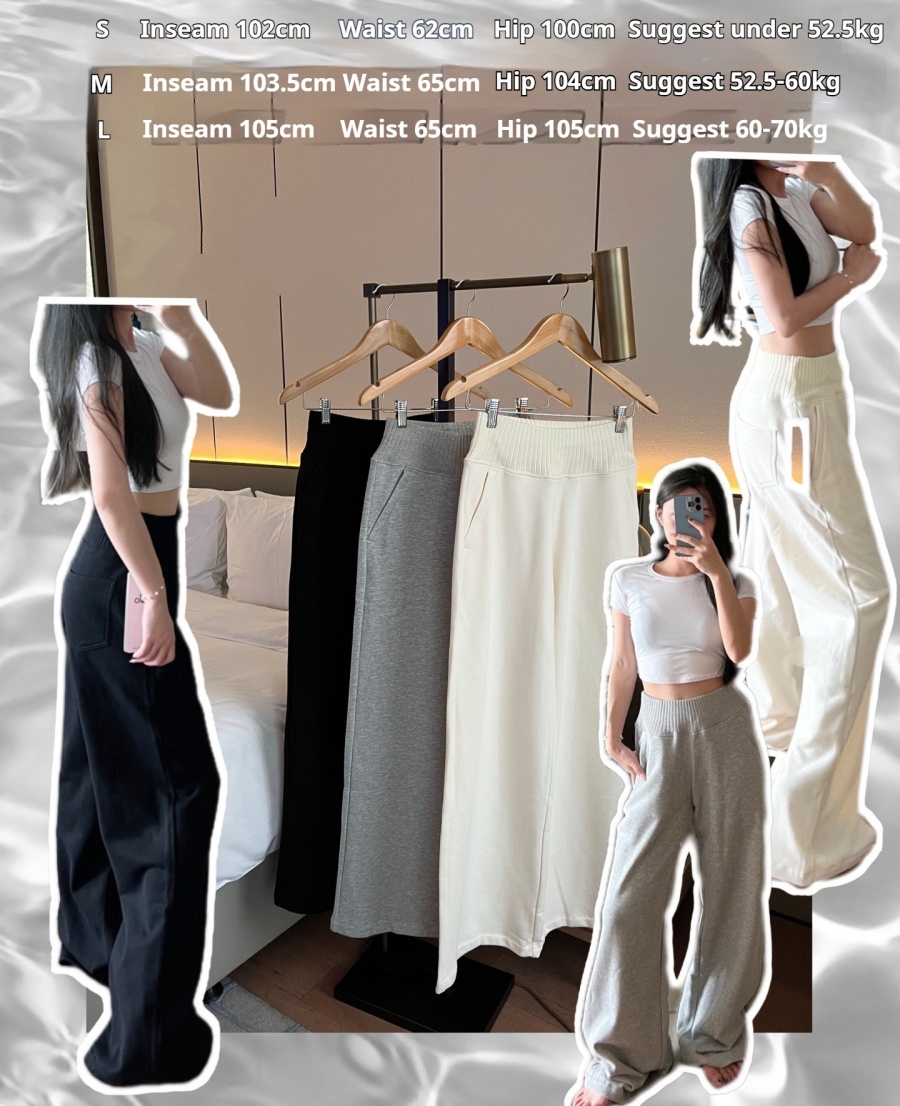 Women Designer Yoga Sets Cardigan Serenity Wide Leg Sweatpants Knit Sets Scholar Cropped Full Zip Jackets Cropped knitted Sweater Gym Shaping Outfit