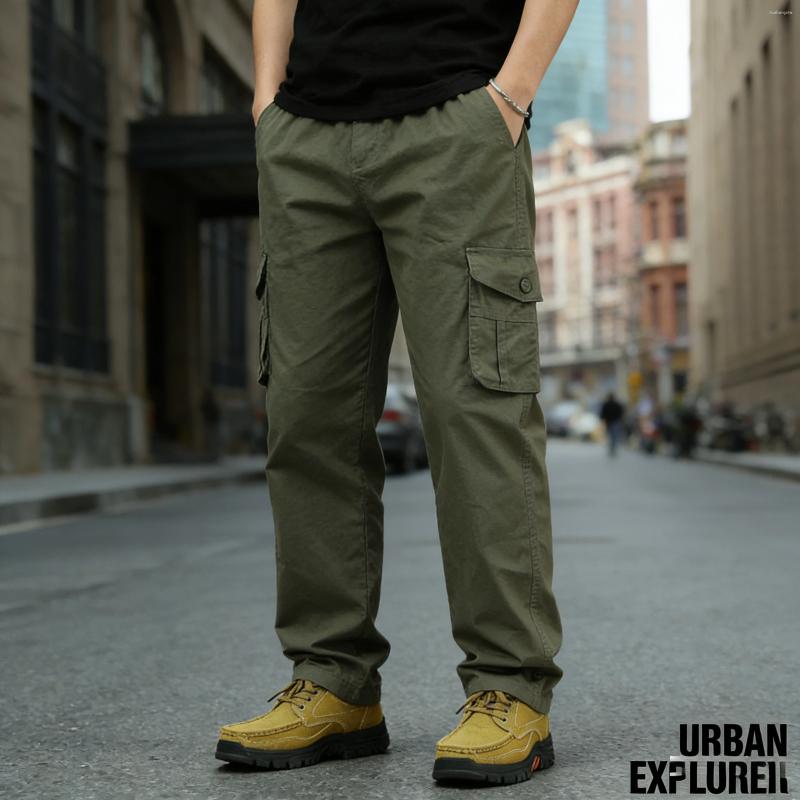Men's Pants Mens Bu… - image