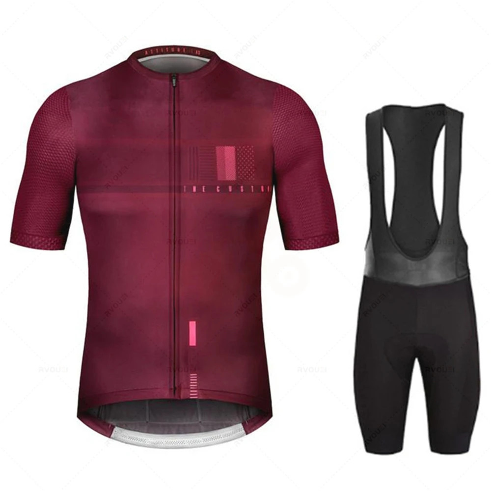 Pro Team Cycling Jersey Men Cycling Set Bike Clothing Breathable Anti-UV Bicycle Wear/Short Sleeve Malllot Ciclismo Hombre260114