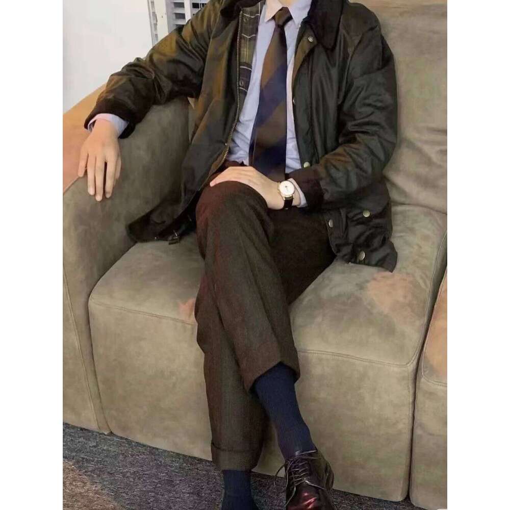 Ashby Oil Wax Hugh Men's And Women's Same Jacket Mdng260119