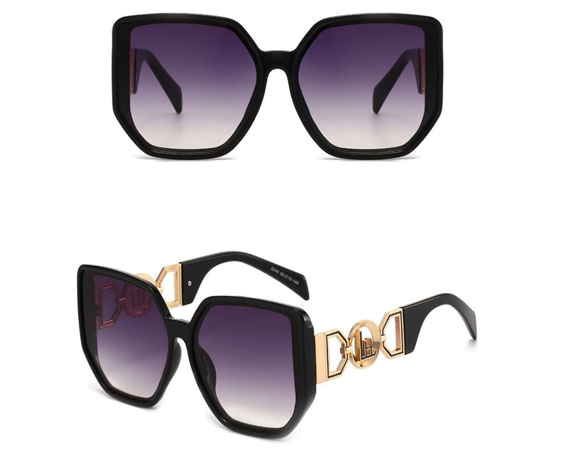 Designer Sunglasses Men Women Sunglasses Polarized UV400 Sunglasses Oversize Frame Luxury Goggle Pilot Alloy Frame Eyewear KK7190