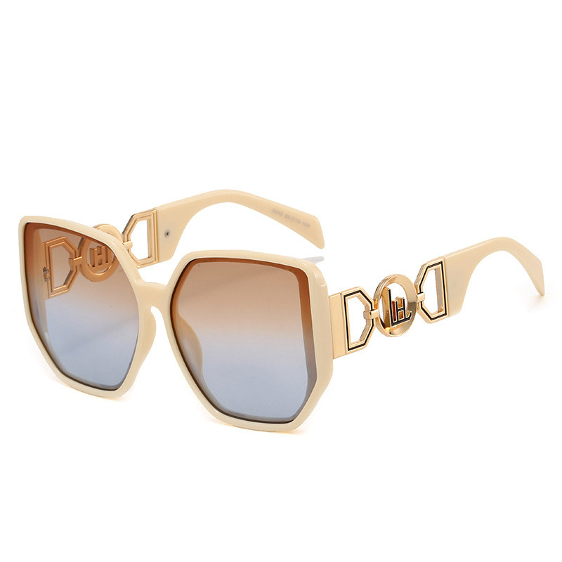 Designer Sunglasses Men Women Sunglasses Polarized UV400 Sunglasses Oversize Frame Luxury Goggle Pilot Alloy Frame Eyewear KK7190