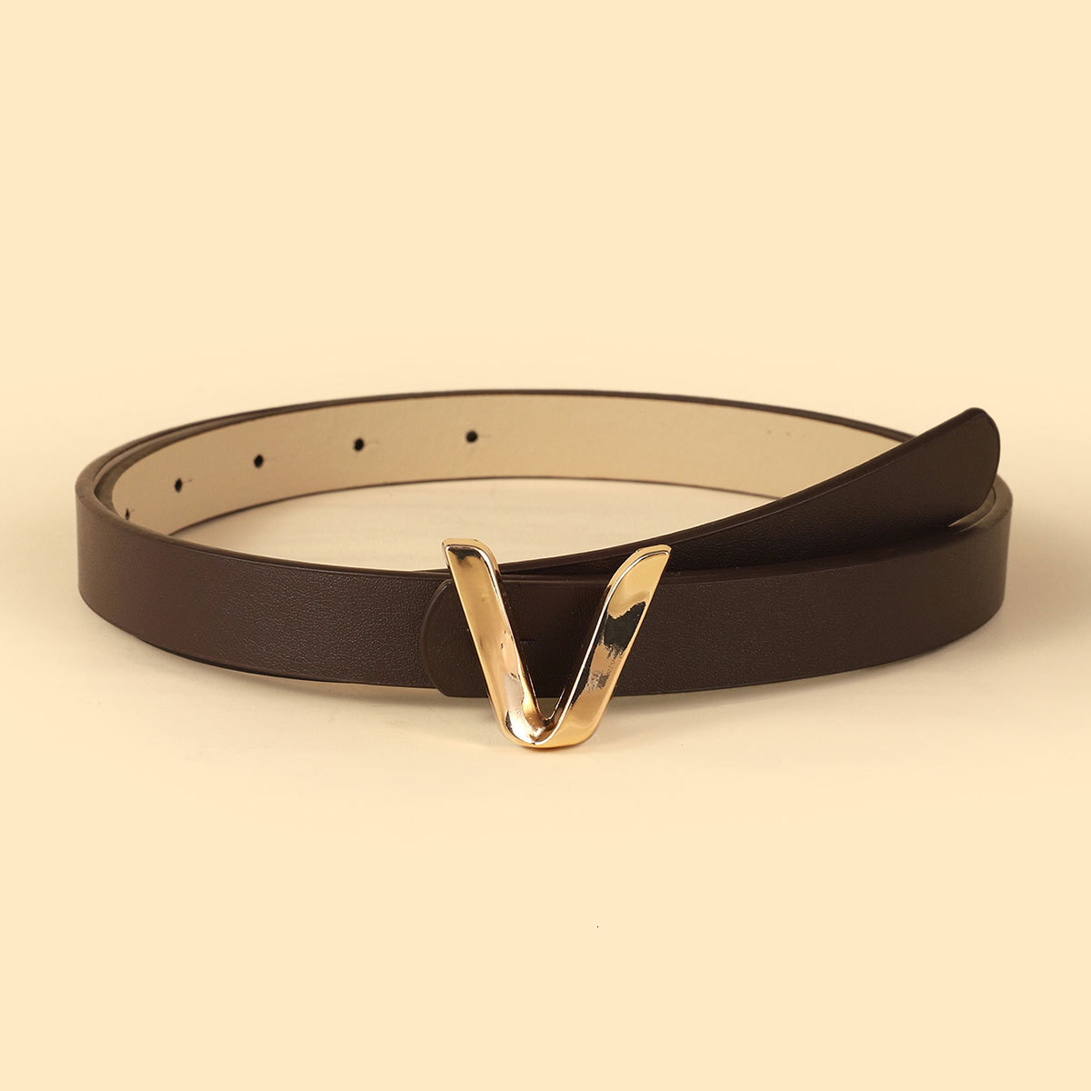 Luxury Brand Designer Belt New Snap Buckle Women's Belt Simple PU Belt For Suit Dress Jeans Fashion Versatile Decorative Belt
