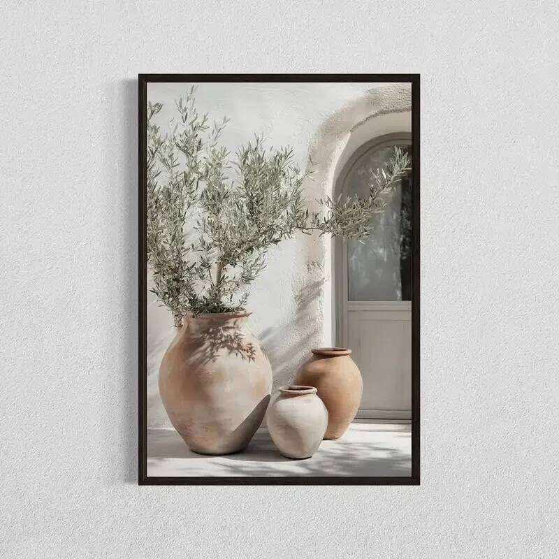 Mediterranean Olive Tree Canvas Print Botanical Antique Wall Art Poster for Modern Living Room Bedroom Kitchen Home Decor 26Y0118 - view 5