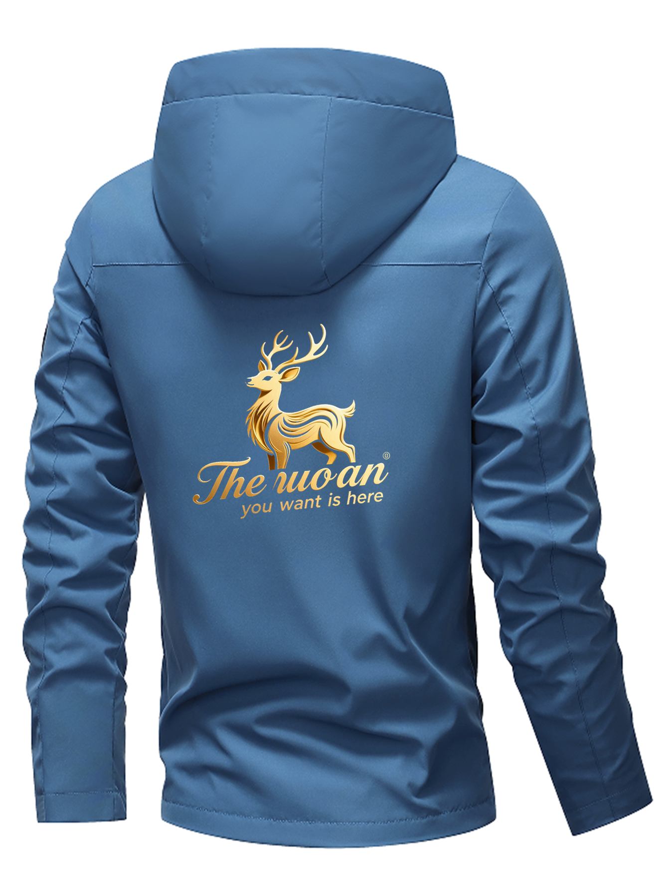 Men's Hooded Jacket - Autumn Casual Wear with customized logo pattern