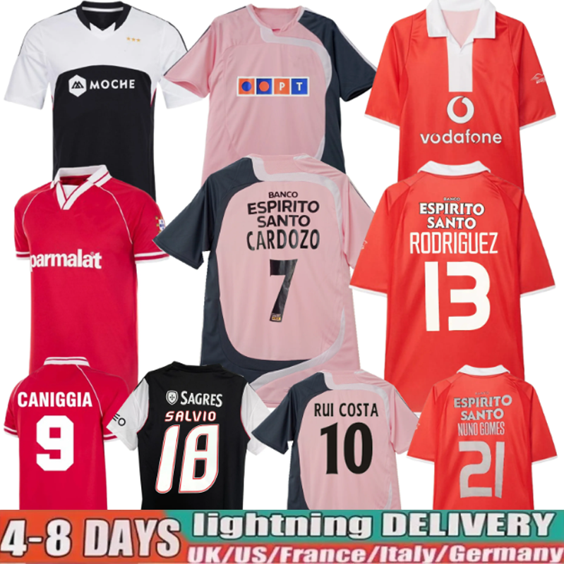 1990 BeNfIcAs retro soccer jerseys 1973 74 Saviola Cardozo Aimar Rodrigo 1994 95 Football Shirts Di Maria Simao 2002 03 04 05 Matic Nuno Gomes Miguel 2013 14 Men Uniform