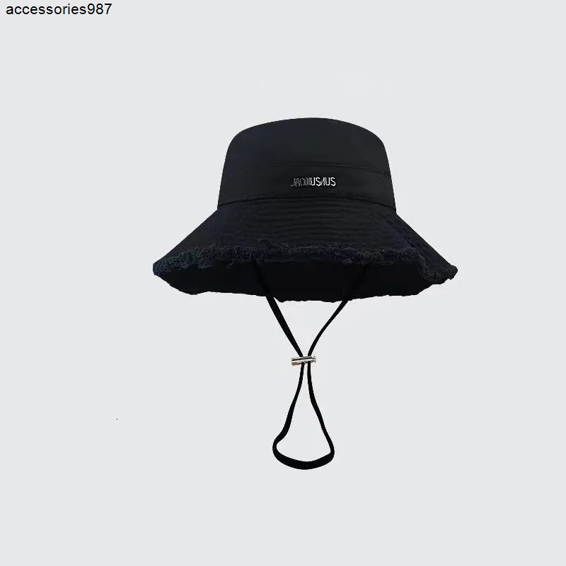 Wide Brim Hats Bucket Hats Classic jacquard bucket high quality JA Le Bob Artichaut bucket hat big brim hat fashion baseball cap outdoor fishing hat