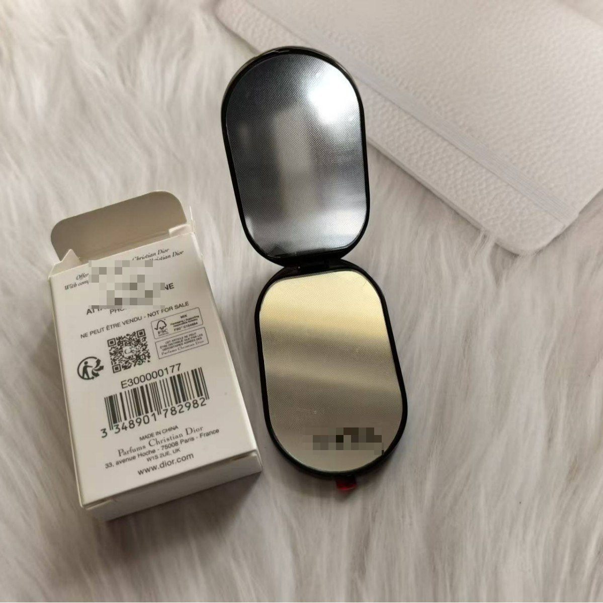 Member Gifts: Mirror Phone Stand, Folding Large LOGO Makeup Portable Mirror