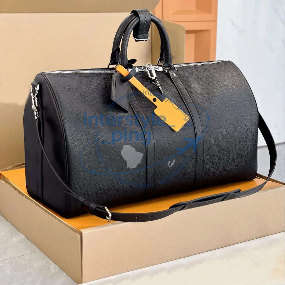 Duffle Bag - Large Travel Duffel Bags, Classic Leather Weekender, Men's Designer Tote Bag, Spacious Carry-On for Men and Women