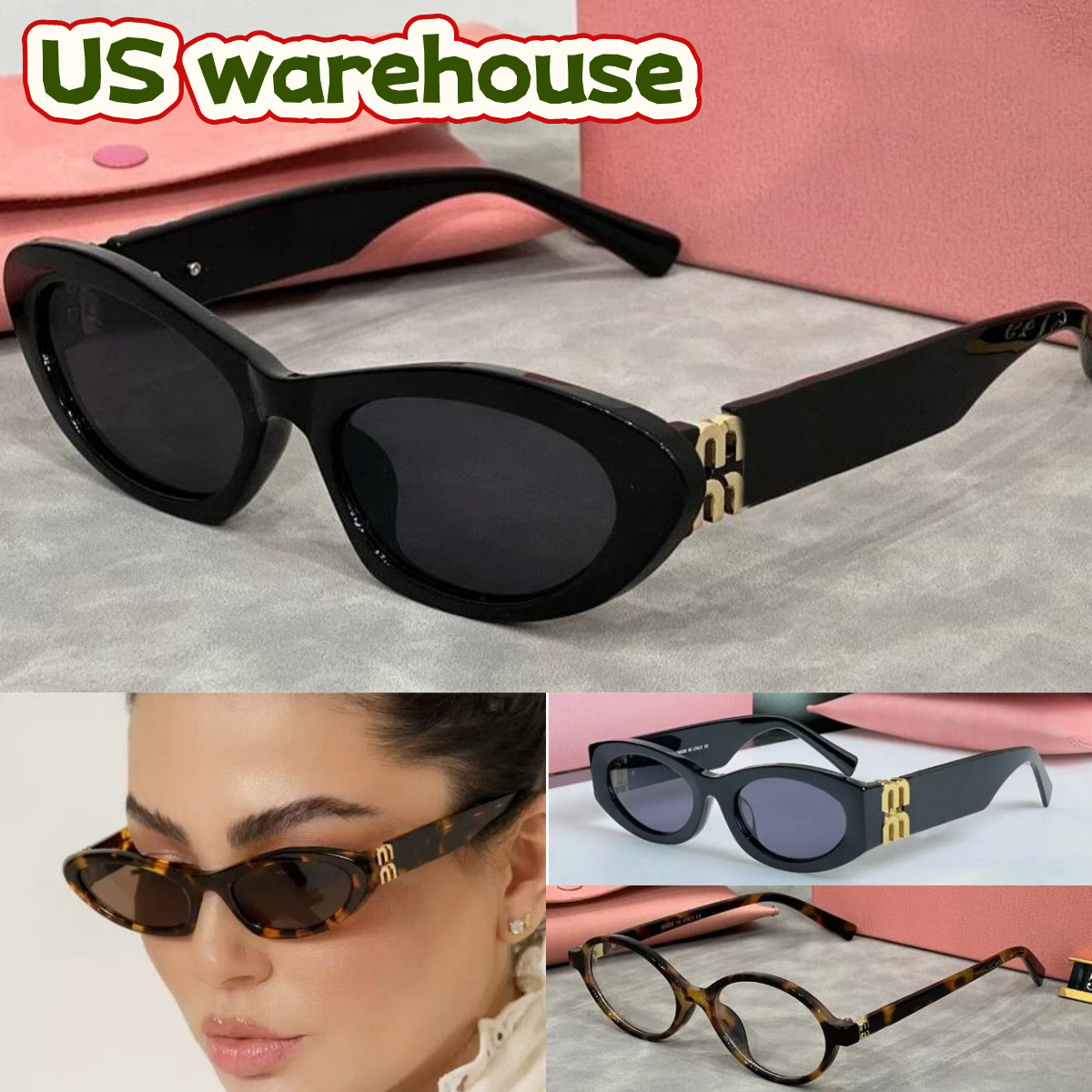 Fashion designer sunglasses cat eye women sunglasses oval frame UV400 Polarized retro luxury sunglasses mens outdoor eyeglasses 6149 leopard Sun Glasses faf07