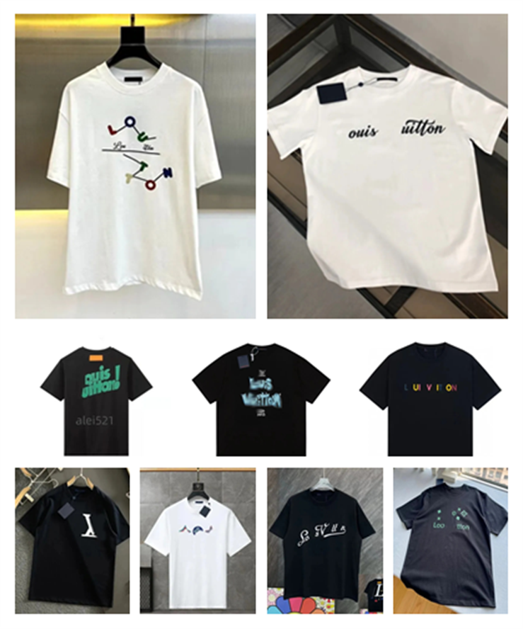 Designer T-Shirts For Men Women Crew Neck Short Sleeve Loose Cotton Breathable Tee Top Shirts Summer Classics Men's T-Shirt Clothing Multiple Styles Asian Size S-5XL