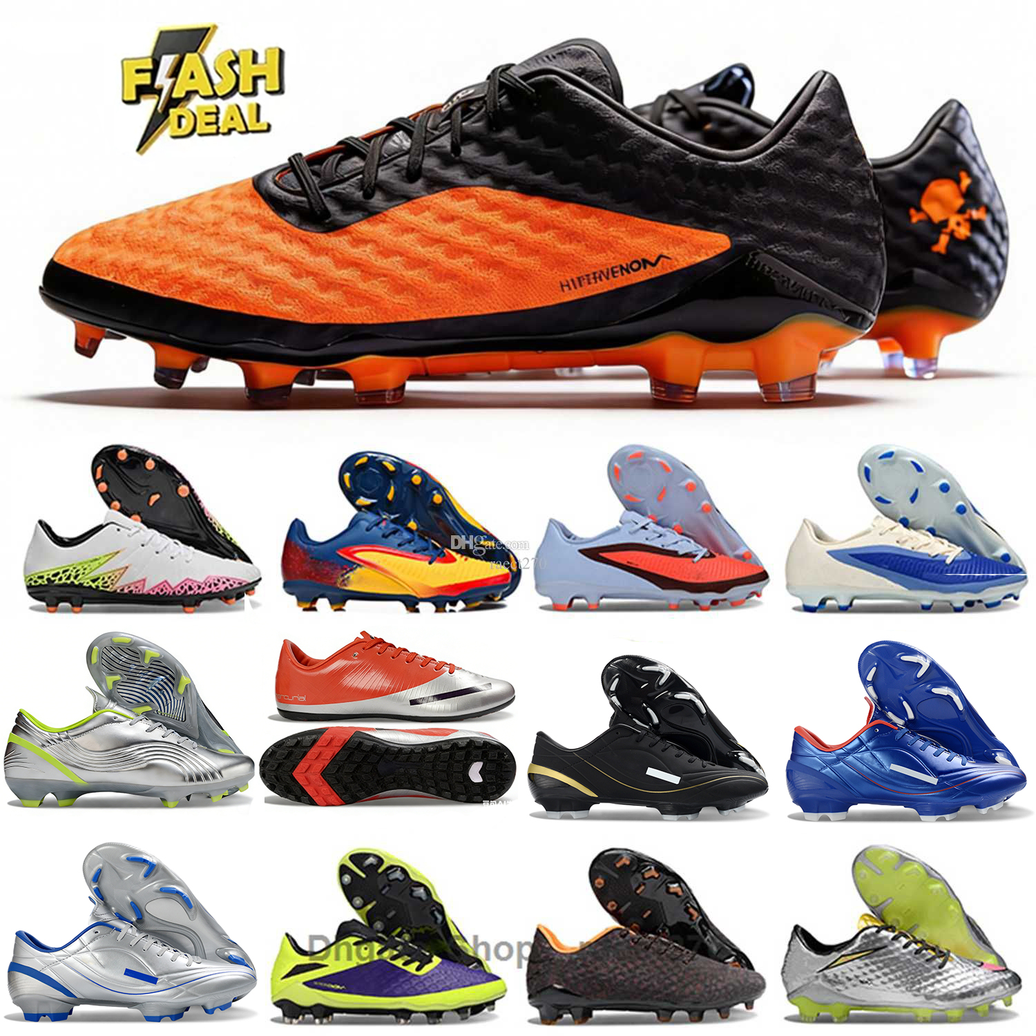 2025 Mbappes95 Vinicius Jr Cleats Mens Kids Soccer Shoes Shock Orange Mercuri VAP0R 1 SuperfIy 10 X Elite Hypervenom Soccer Cleats Dream Speed 009 Football Boots