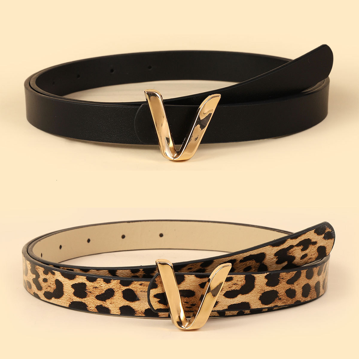 Luxury Brand Designer Belt New Snap Buckle Women's Belt Simple PU Belt For Suit Dress Jeans Fashion Versatile Decorative Belt