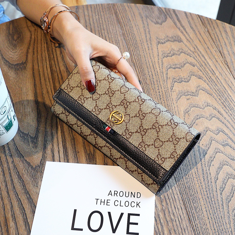 Ladies Purse New Fashion Wallet Long Simple Card Card Bag Large Capacity Wallet